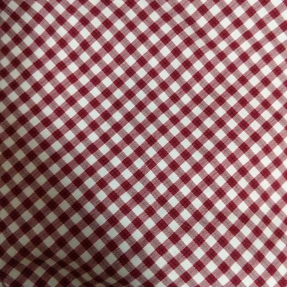 Madewell cropped Wrap Top in red white Gingham Check L - Picture 7 of 8